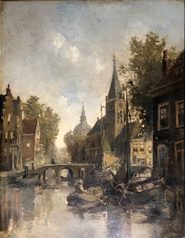 1296, Stadsgezicht, Leiden (?)