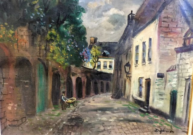 Lang Grachtje, man met karretje